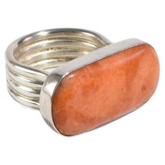 Coral Statement Ring