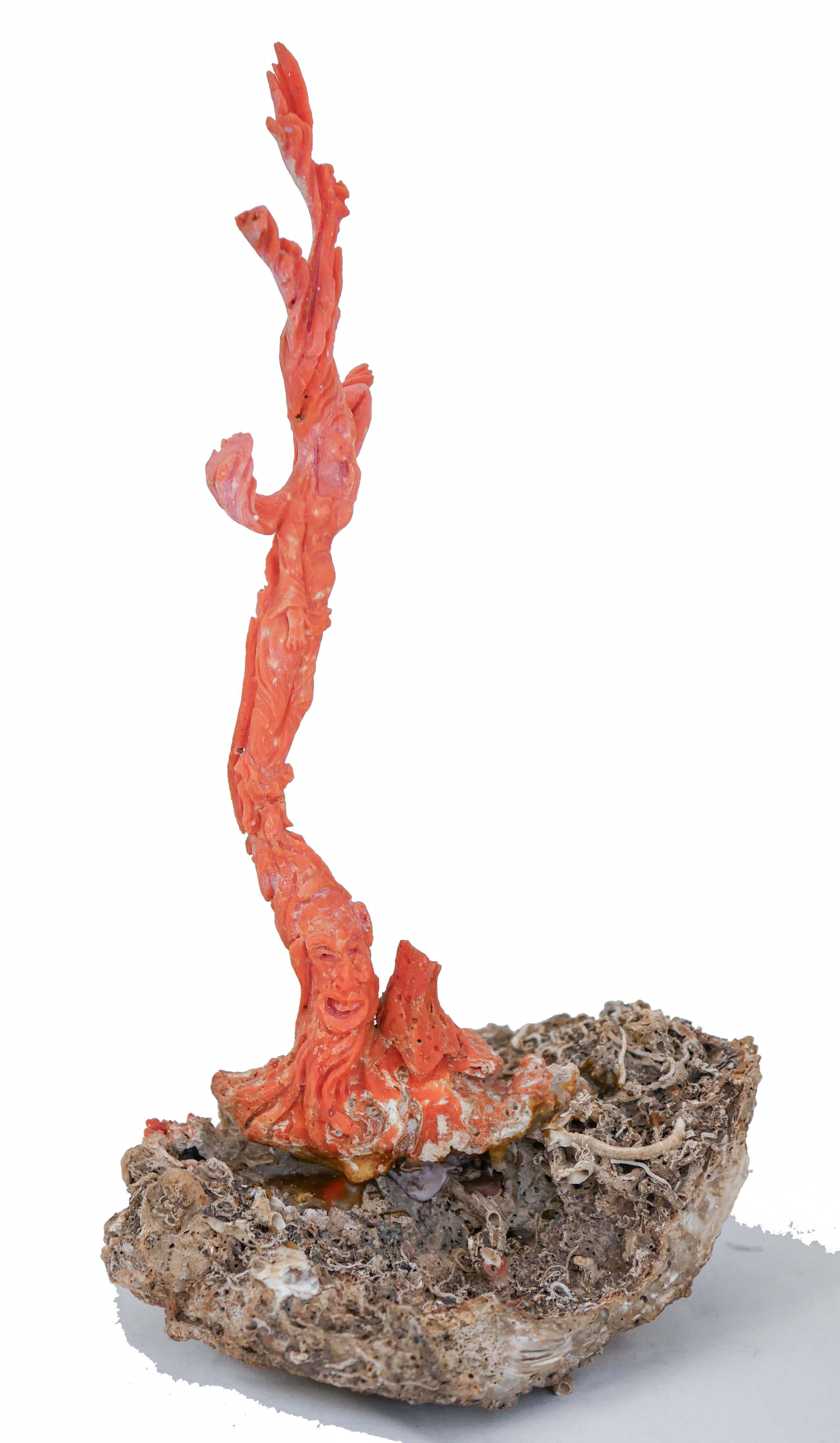 Rétro Sculpture de corail. en vente