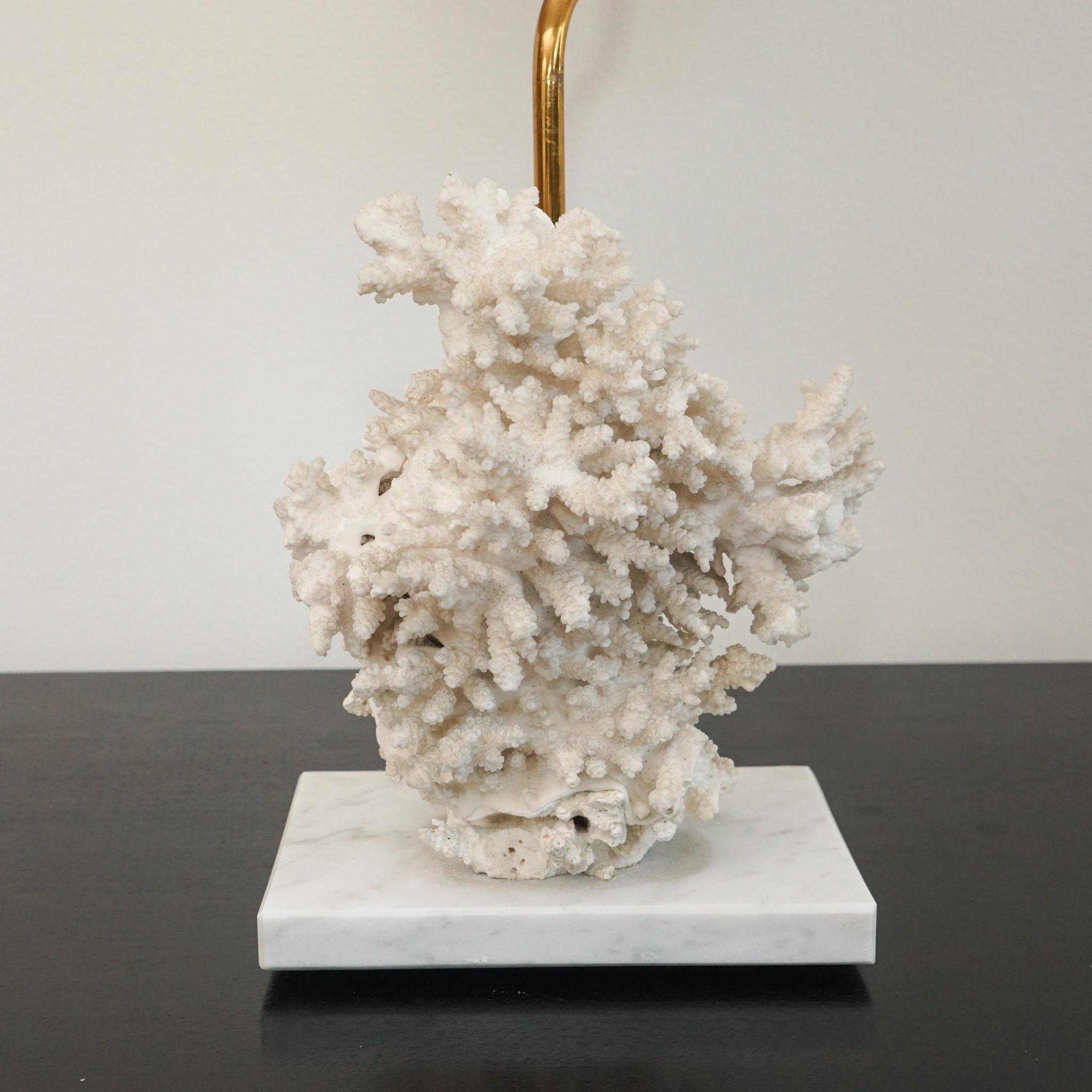Modern Coral Table Lamp For Sale