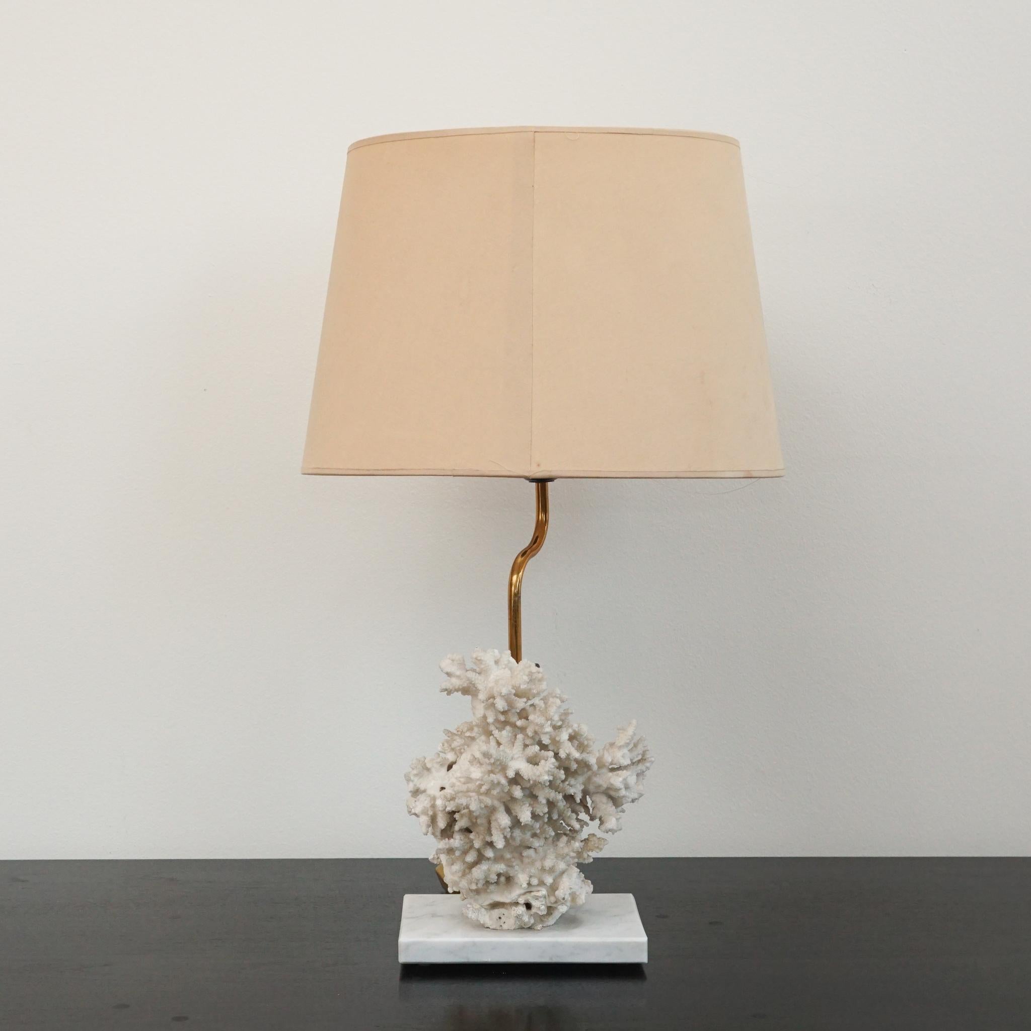 Unknown Coral Table Lamp For Sale