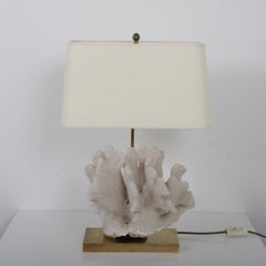 Lámpara de mesa Coral de Bélgica, 1970