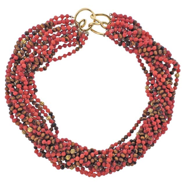 Langani Multi-Strand Pearl Necklace, 1970s at 1stDibs