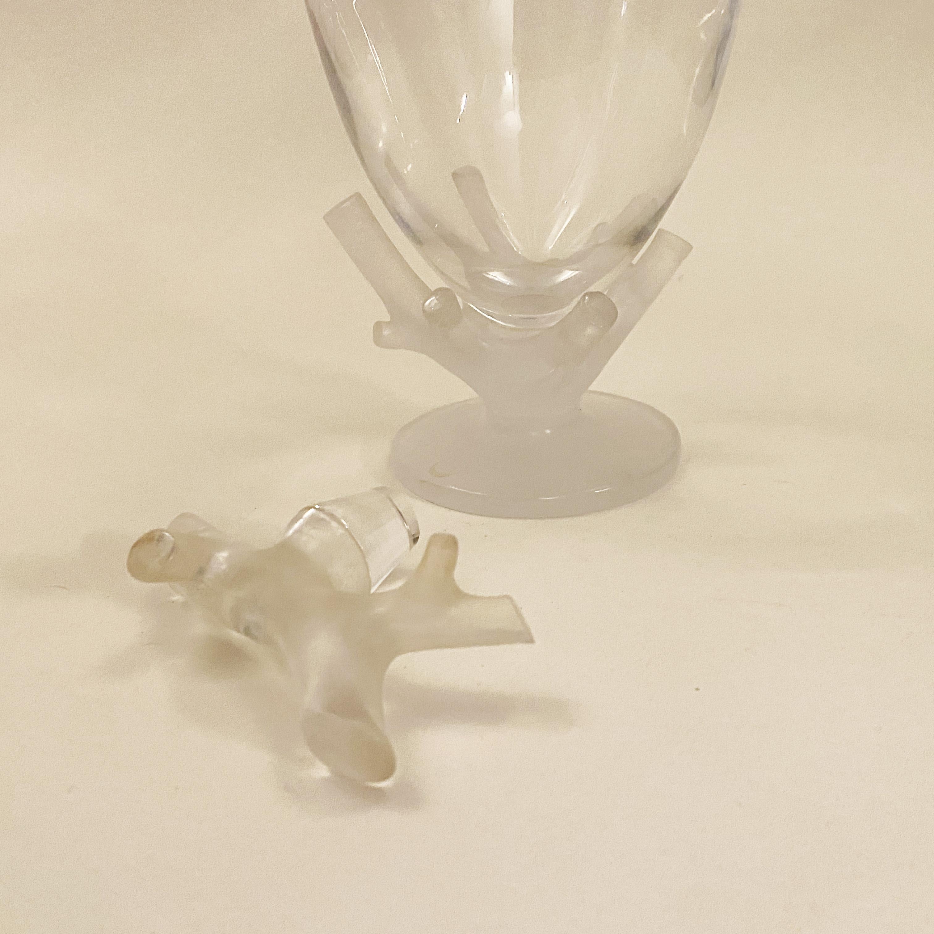 Decanter in corallo 