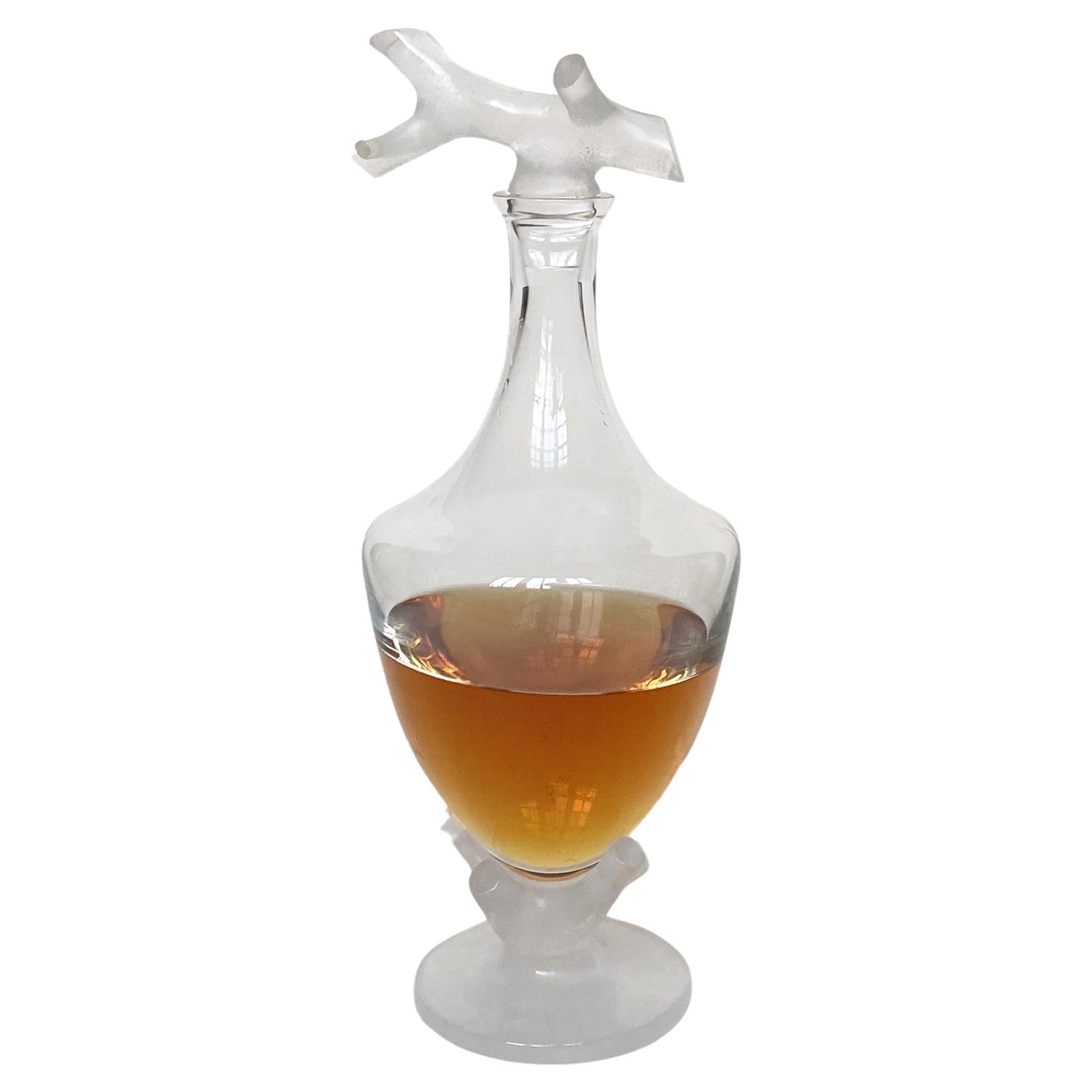 Carafe en corail "Trapani" par Garouste et Bonetti pour Daum, France, années 1980.