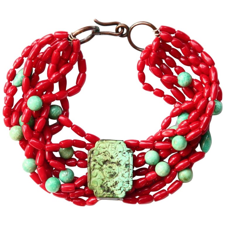 Amazonite Circle Choker