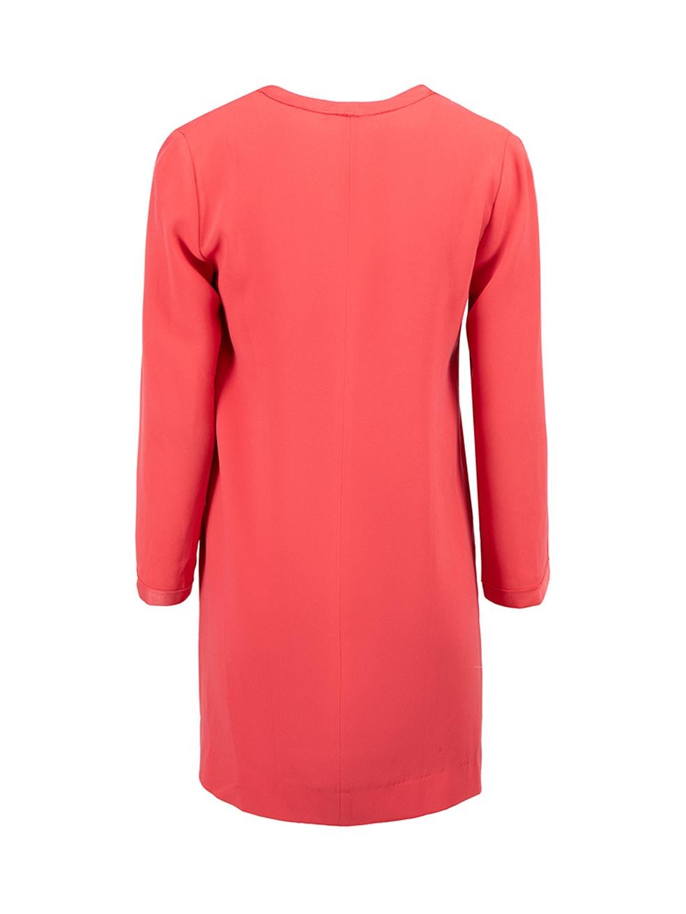 Coral V-Neck Tunic Top Size M In Good Condition For Sale In London, GB