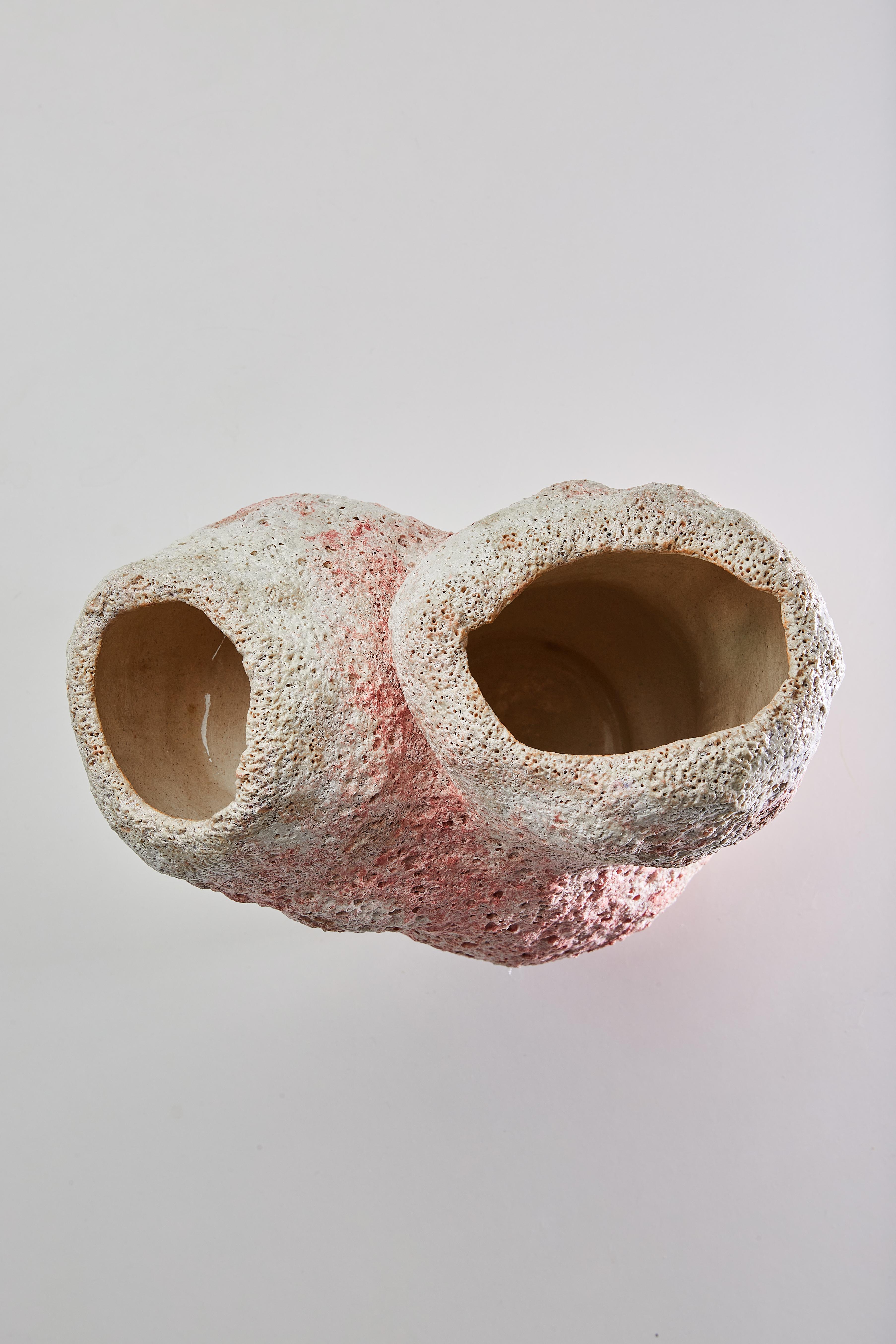 Coral Y Atlantis Collection vase by Angeliki Stamatakou
One of a kind, 2022
Dimensions: H23 x W20.5 cm.
Materials: Stoneware, handmade glaze.

Angeliki Stamatakou is a ceramics artist based in Athens, Greece. She studied Fine Arts at AKTO
