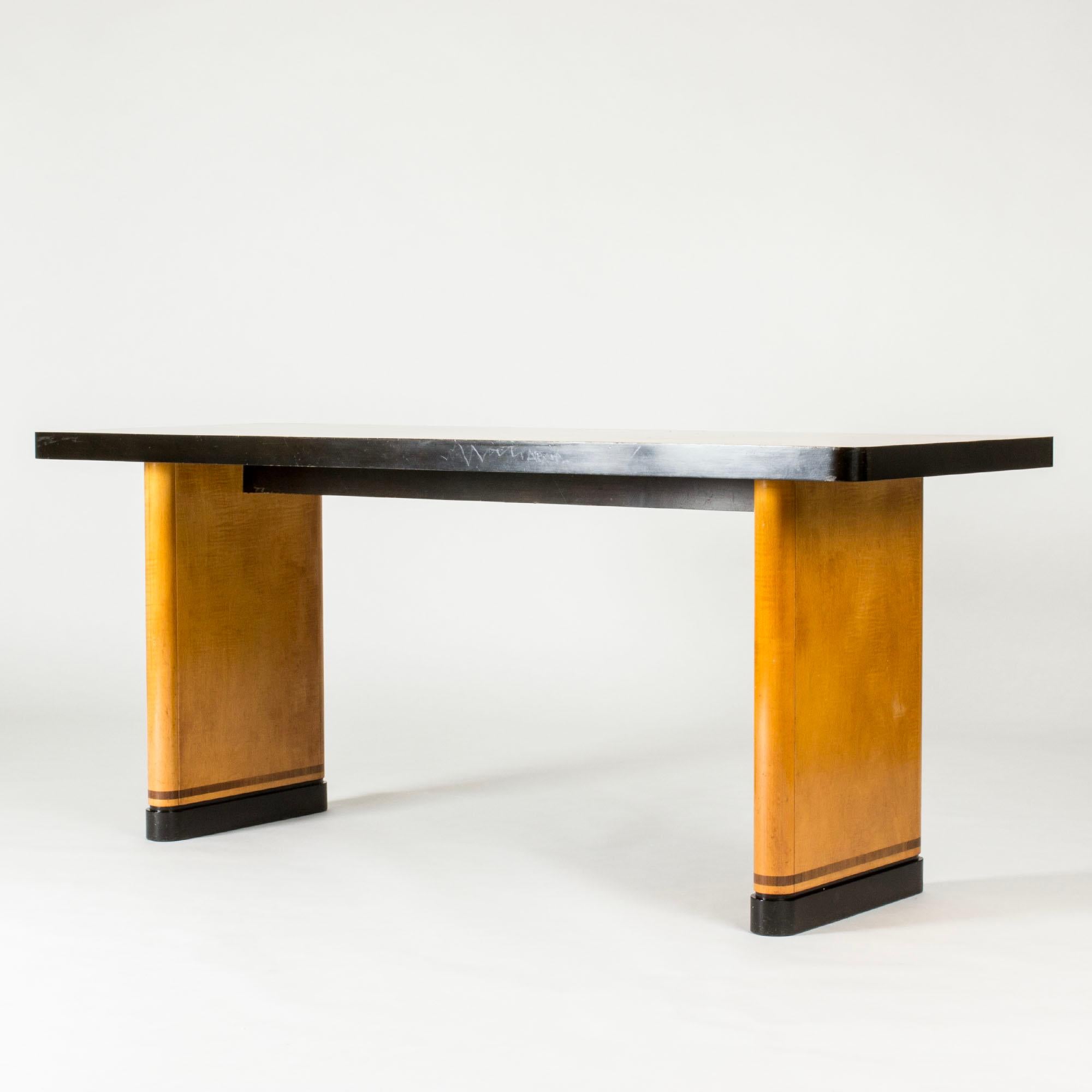 Scandinave moderne Table/bureau Corall, Axel Einar Hjorth, Nordiska Kompaniet, Suède, années 1930 en vente