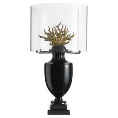 Coralli Touch Lamp, Black & Gold