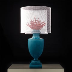 Coralli Touch Lamp, Turquoise & Red