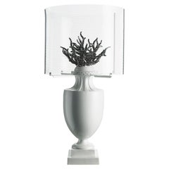 Coralli Touch Lamp, White & Silver