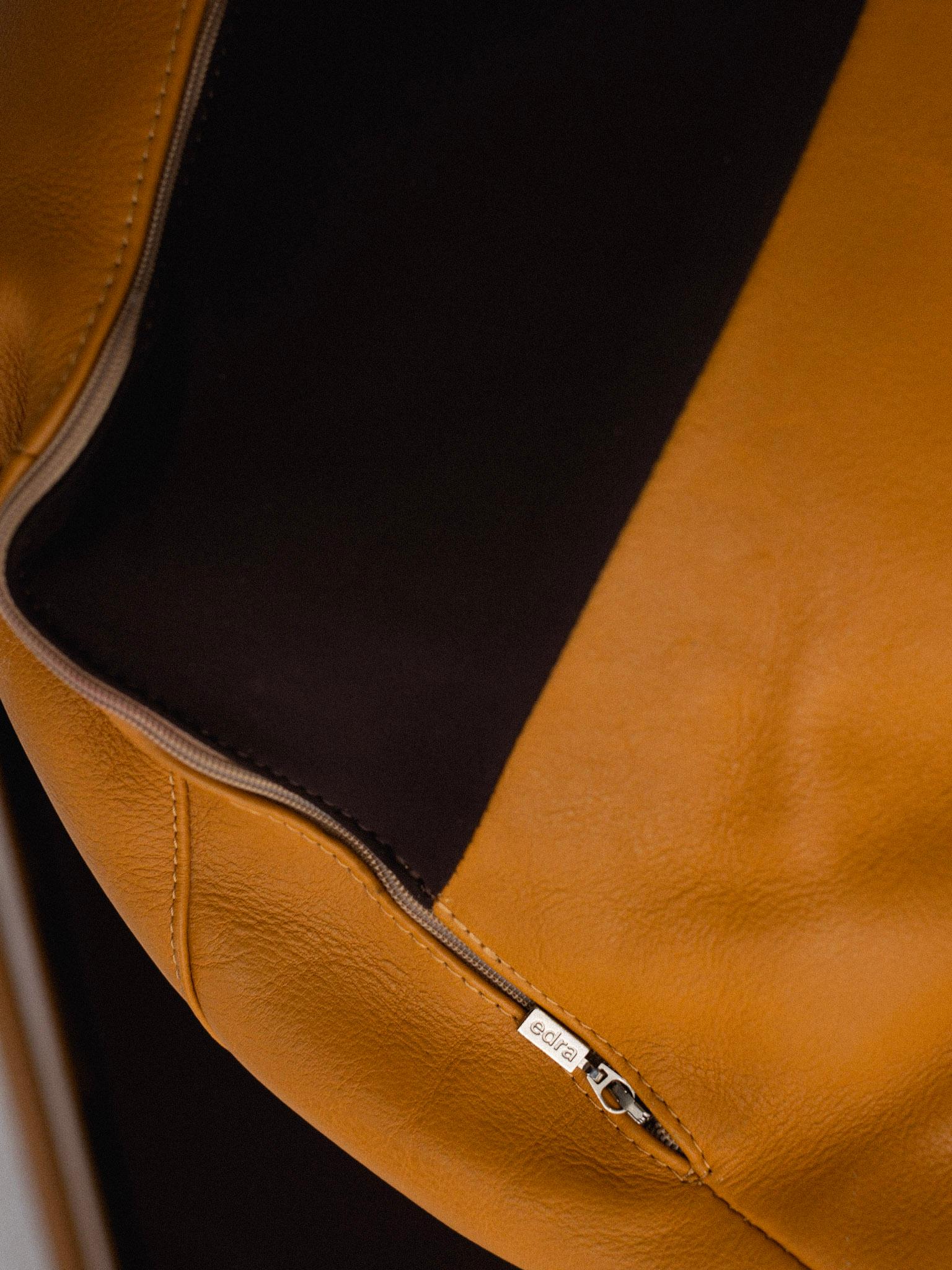 'Corbeille' Leather Sofa by Francesco Binfare for Edra 11