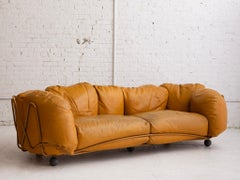 'Corbeille' Leather Sofa by Francesco Binfare for Edra