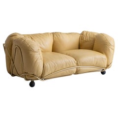 Corbeille Leather Sofa by Francesco Binfare for Edra