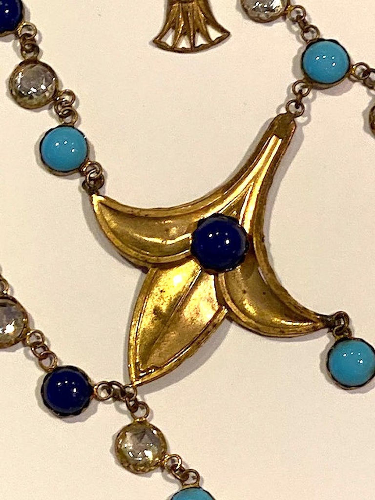 Corbella, Milano Egyptian Style Opera Necklace for Aida For Sale at 1stDibs