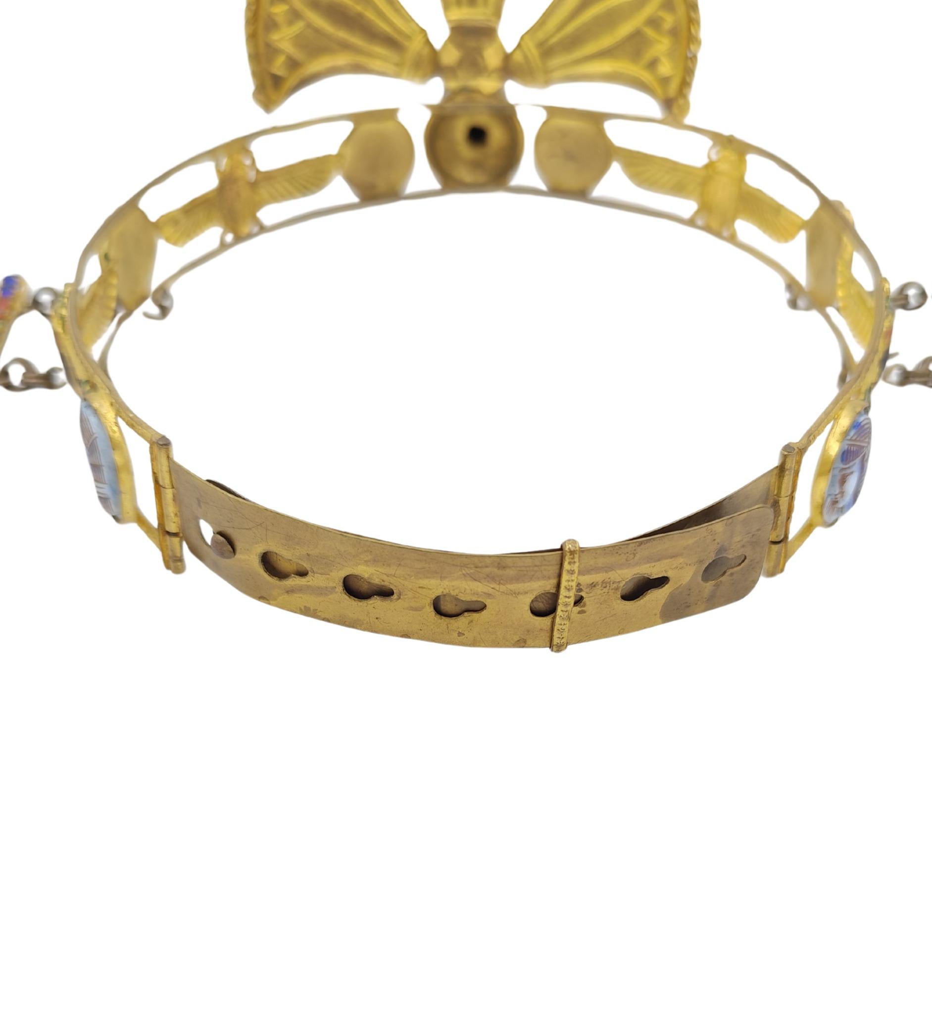 Conjunto de joyas de cuentas esmaltadas de traje de teatro de ópera Corbella Milano en venta 7