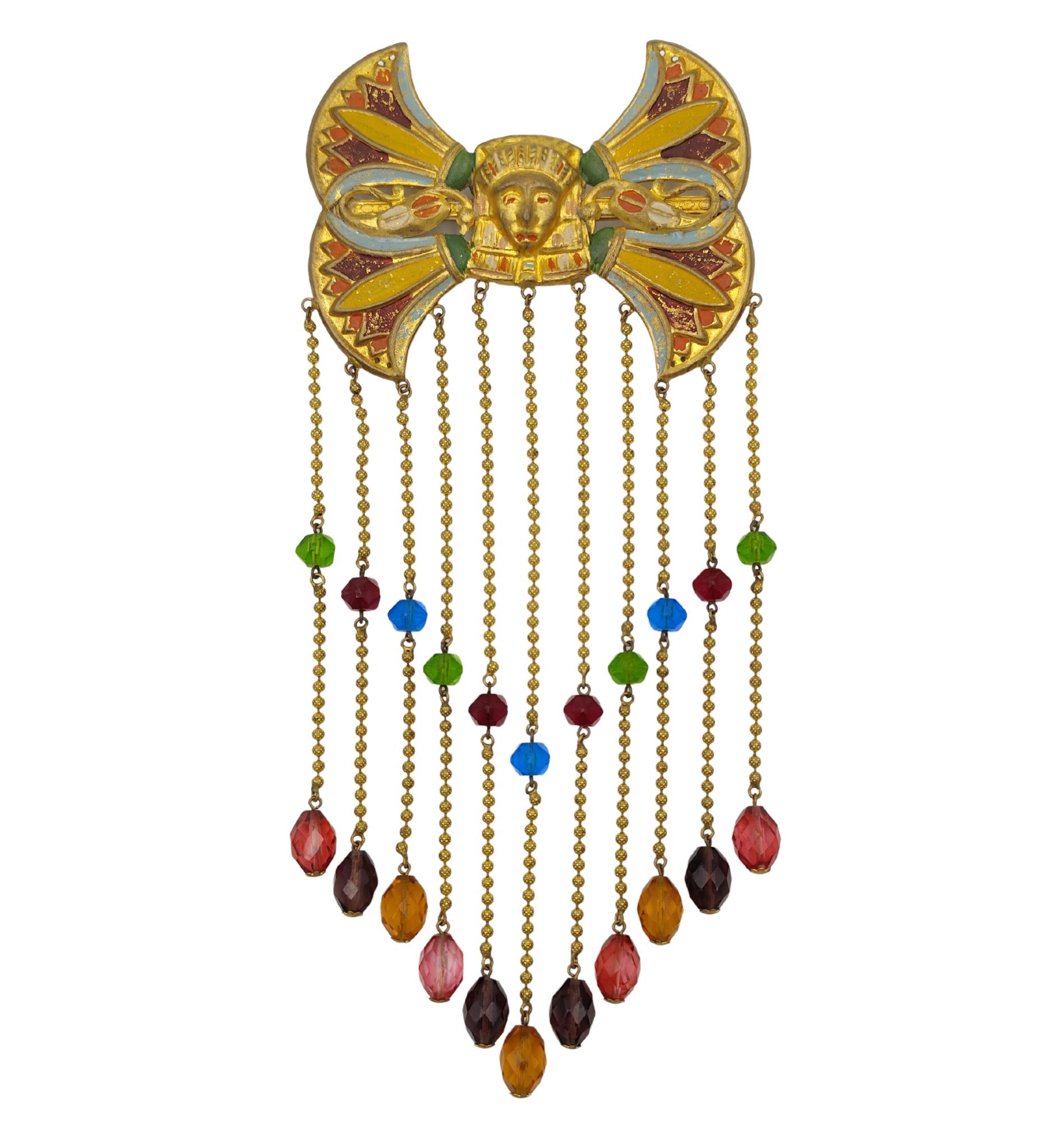 Conjunto de joyas de cuentas esmaltadas de traje de teatro de ópera Corbella Milano en venta 8