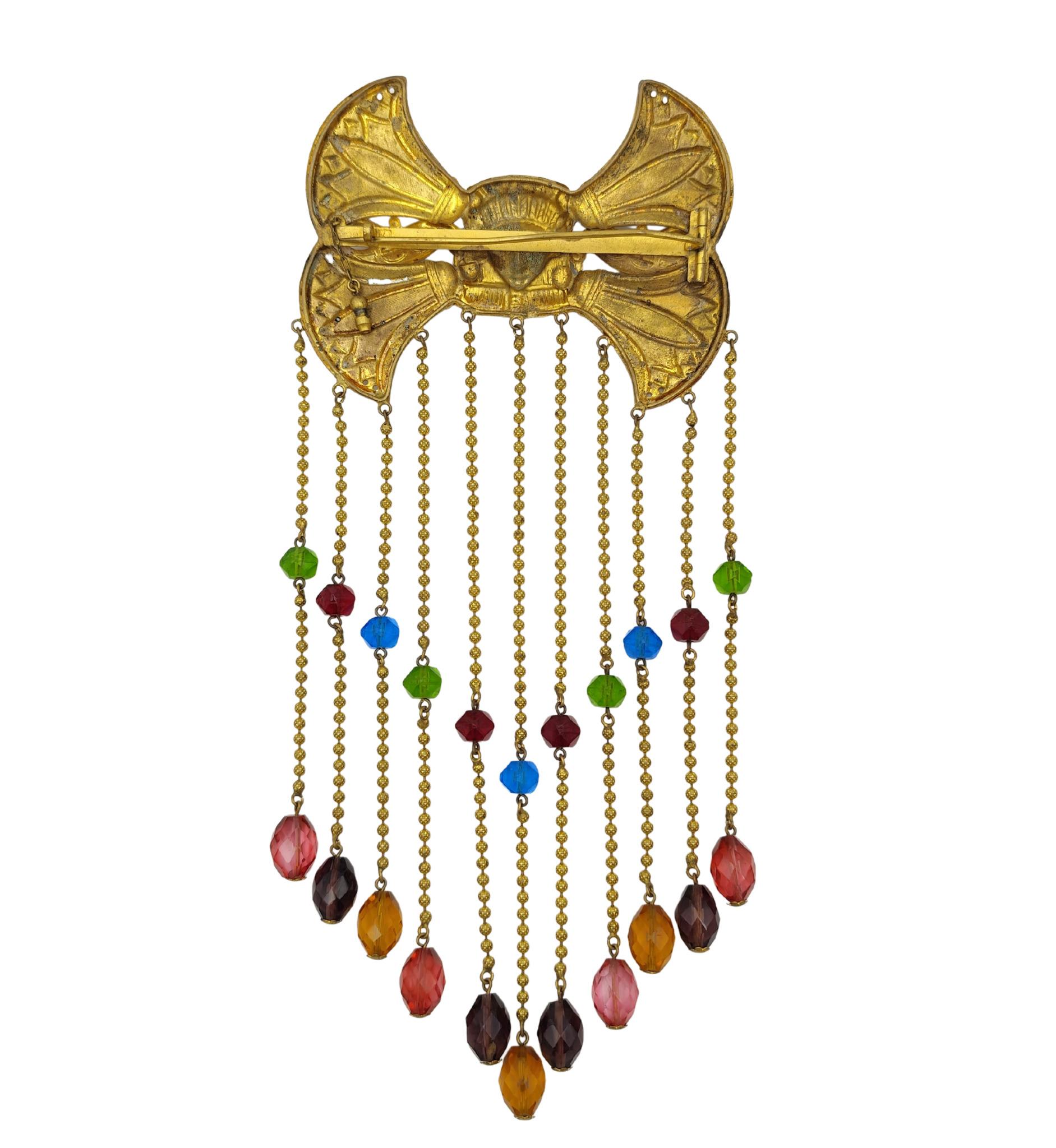 Conjunto de joyas de cuentas esmaltadas de traje de teatro de ópera Corbella Milano en venta 9