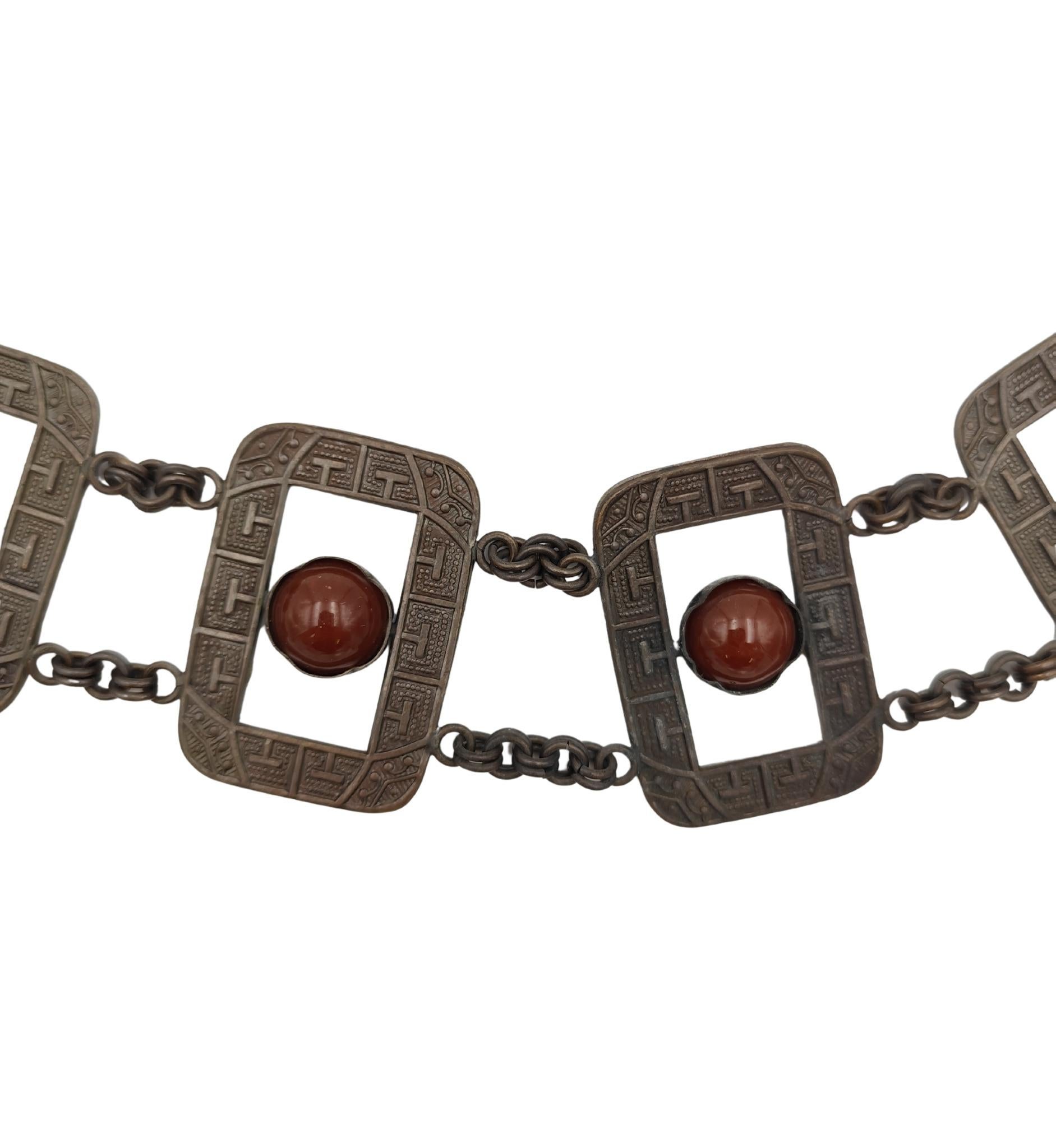 Conjunto de joyería de metal plateado de traje de teatro de ópera Corbella Milano en venta 11