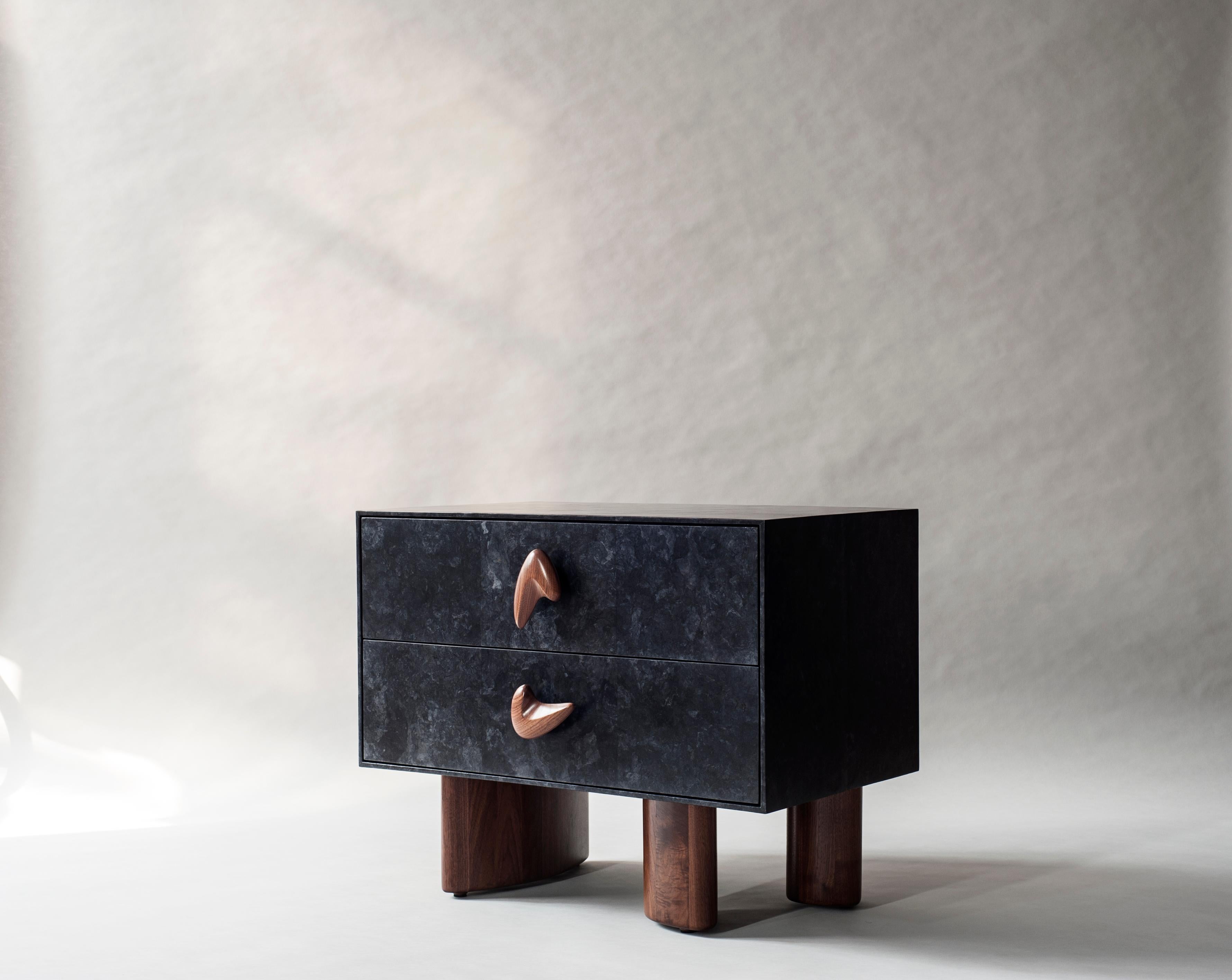 Corbu Bedside Table by DeMuro Das In New Condition In Geneve, CH