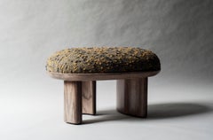 Corbu Ottoman in Grey Oak by DeMuro Das