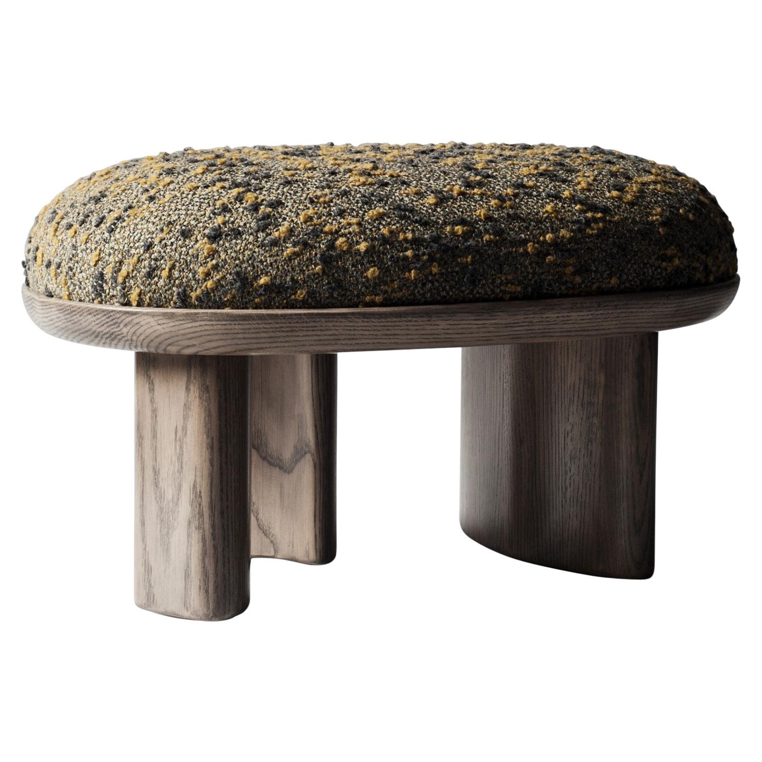 Corbu Bench 'Small' in Grey Oak by DeMuro Das For Sale
