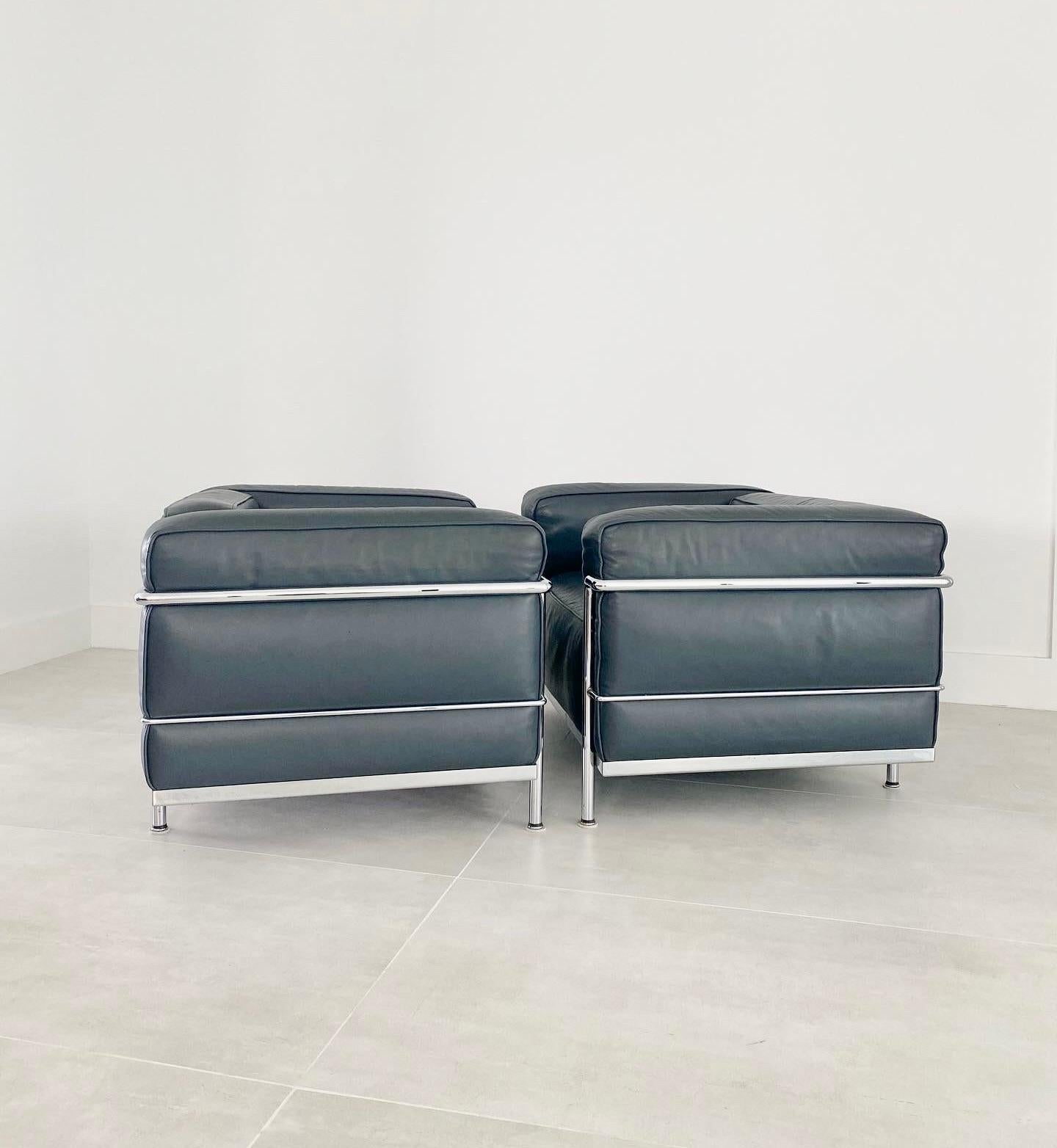 20th Century Corbusier LC3 Pair of 
