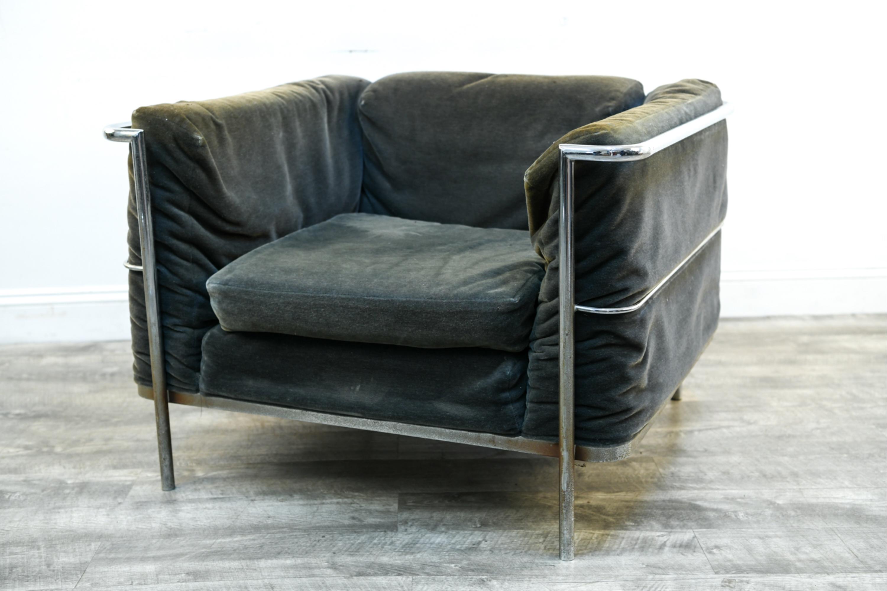 Corbusier Style Sofa and Chair 1