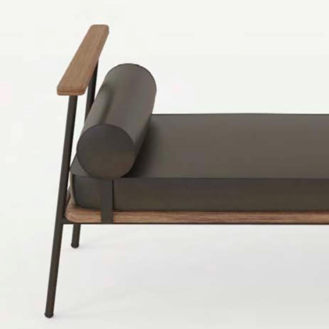 Post-Modern Corchea Leather Edition Daybed by Sebastián Angeles