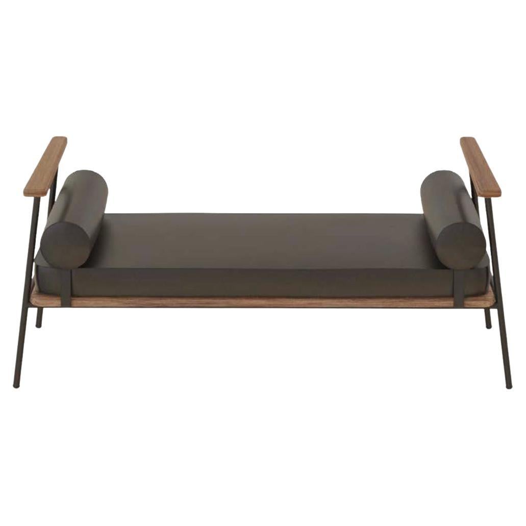 Corchea Leather Edition Daybed by Sebastián Angeles For Sale
