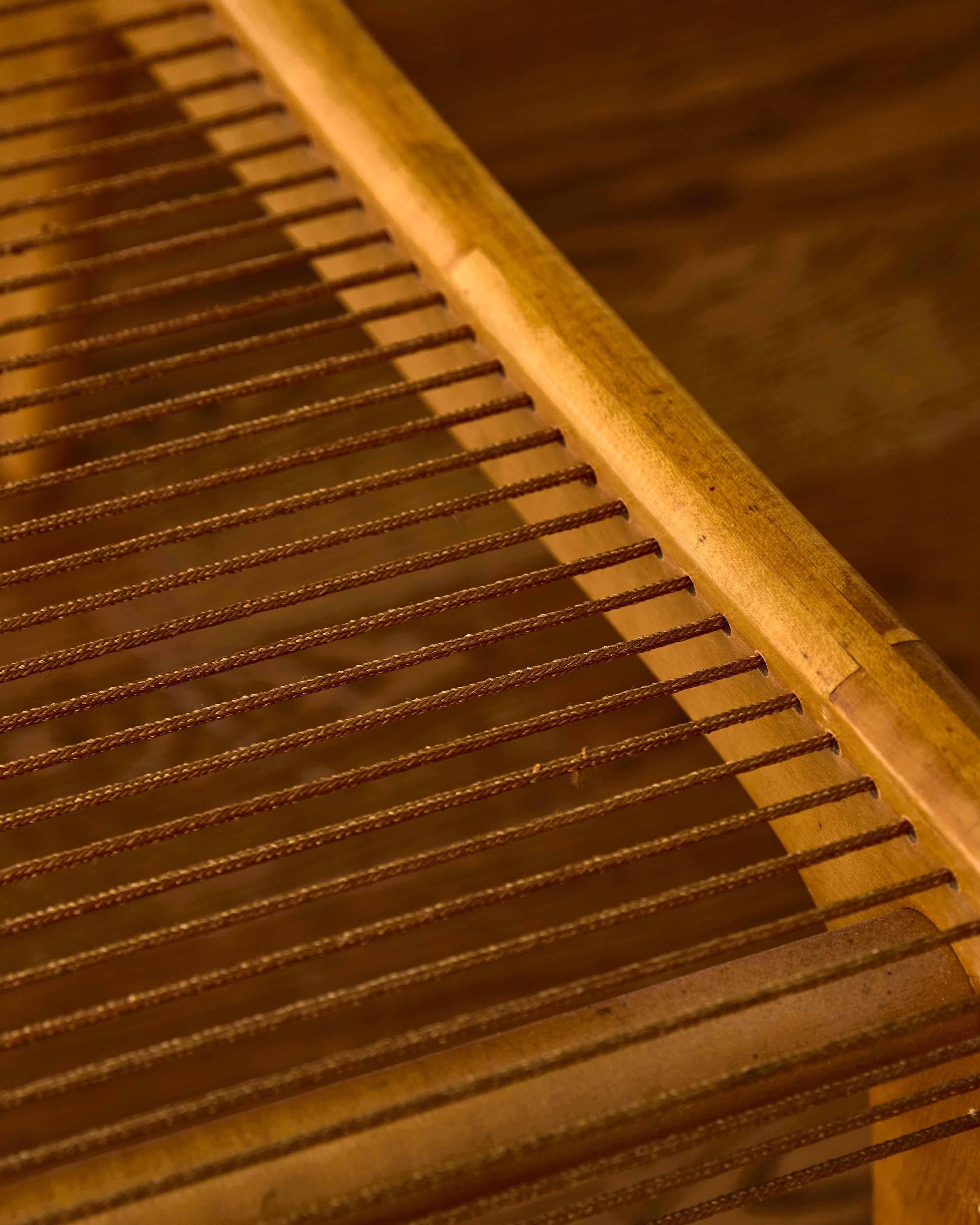 Silla Cord de Jacques Guillon C. 1953 siglo XX en venta