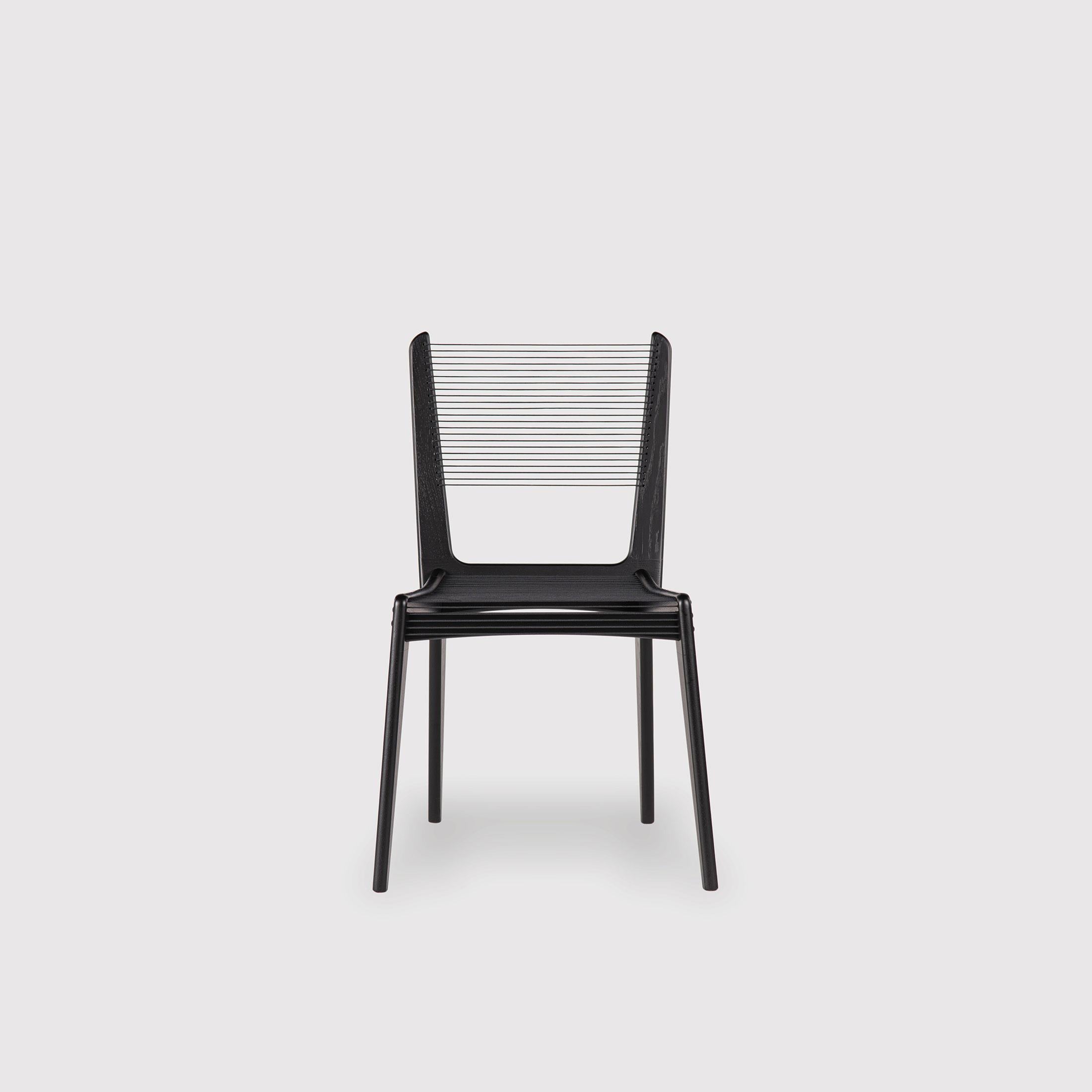 Contemporary Cord Chair by Jacques Guillon Client Selection