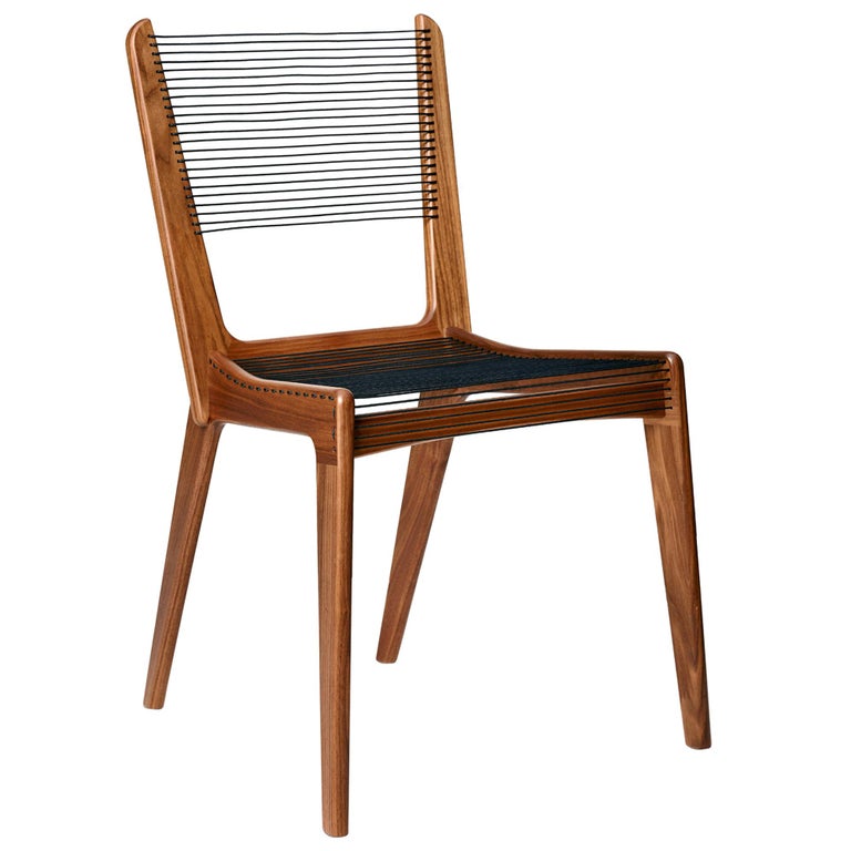Cord Chair by Jacques Guillon Client Selection For Sale at 1stDibs