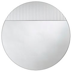 Cord Flutes M Contemporary Wall Mirror by Deknudt Mirrors