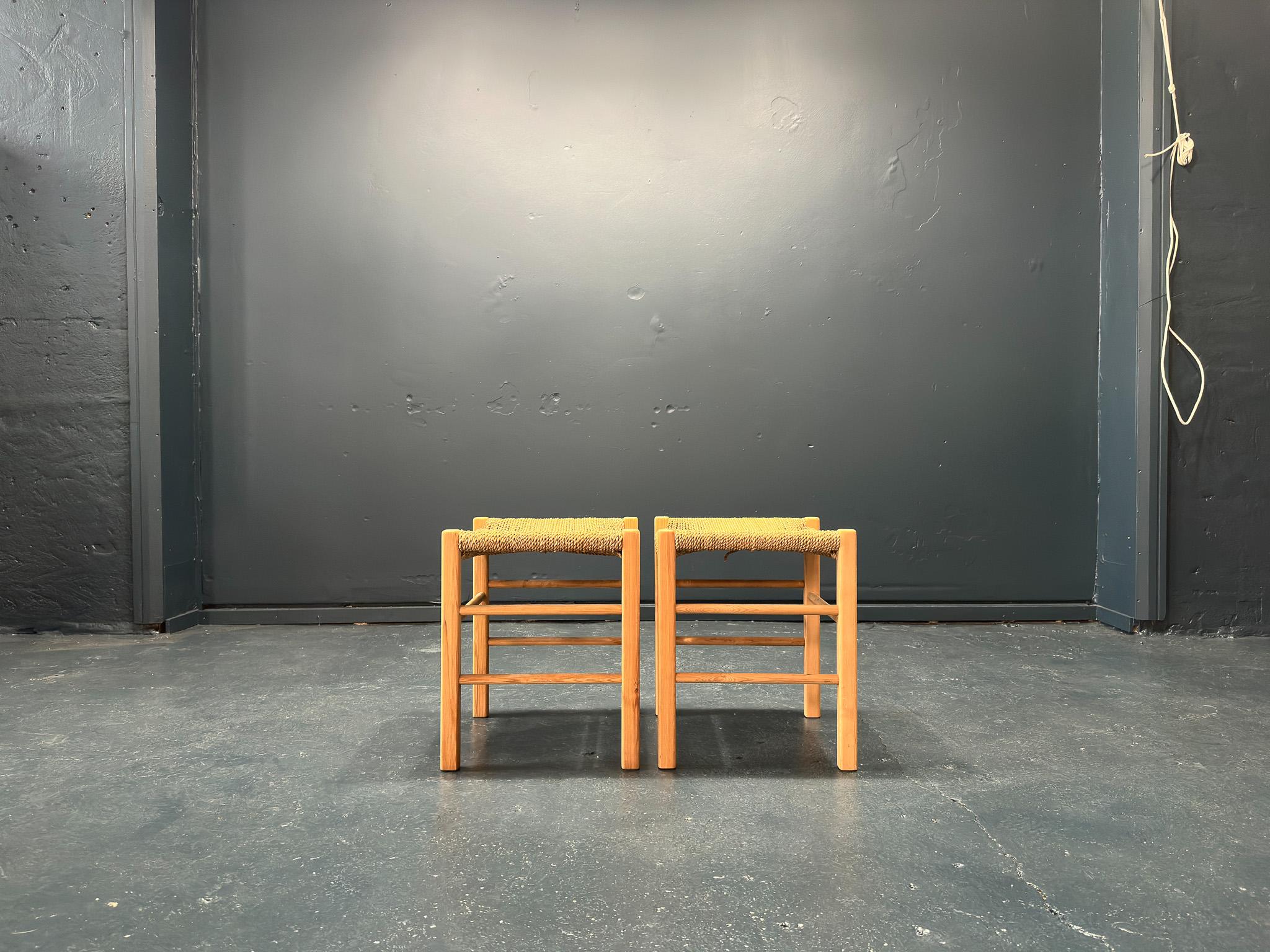 Mid-Century Modern Cord Stools For Sale