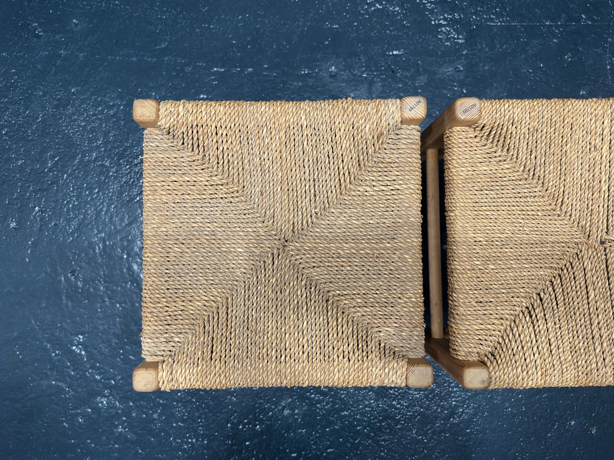 Mid-20th Century Cord Stools For Sale
