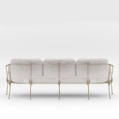 Corda 3-Seater Champagne Outdoor Sofa by Zanellato&Bortotto