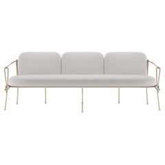 Corda 3-Seater Champagne Outdoor Sofa by Zanellato&Bortotto