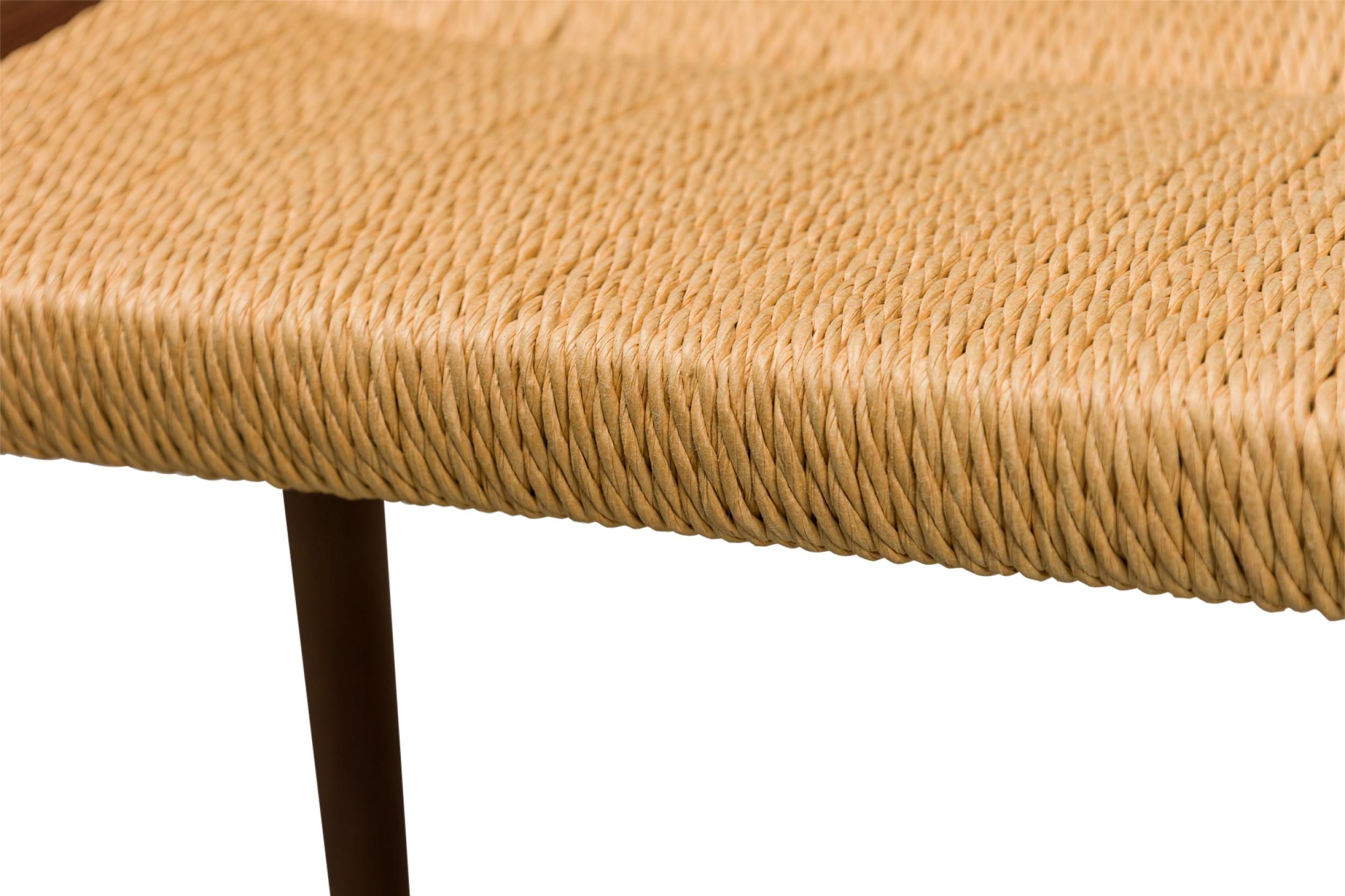 Corda Bench / Footstool (Natural Papercord) by Newel Modern For Sale 3