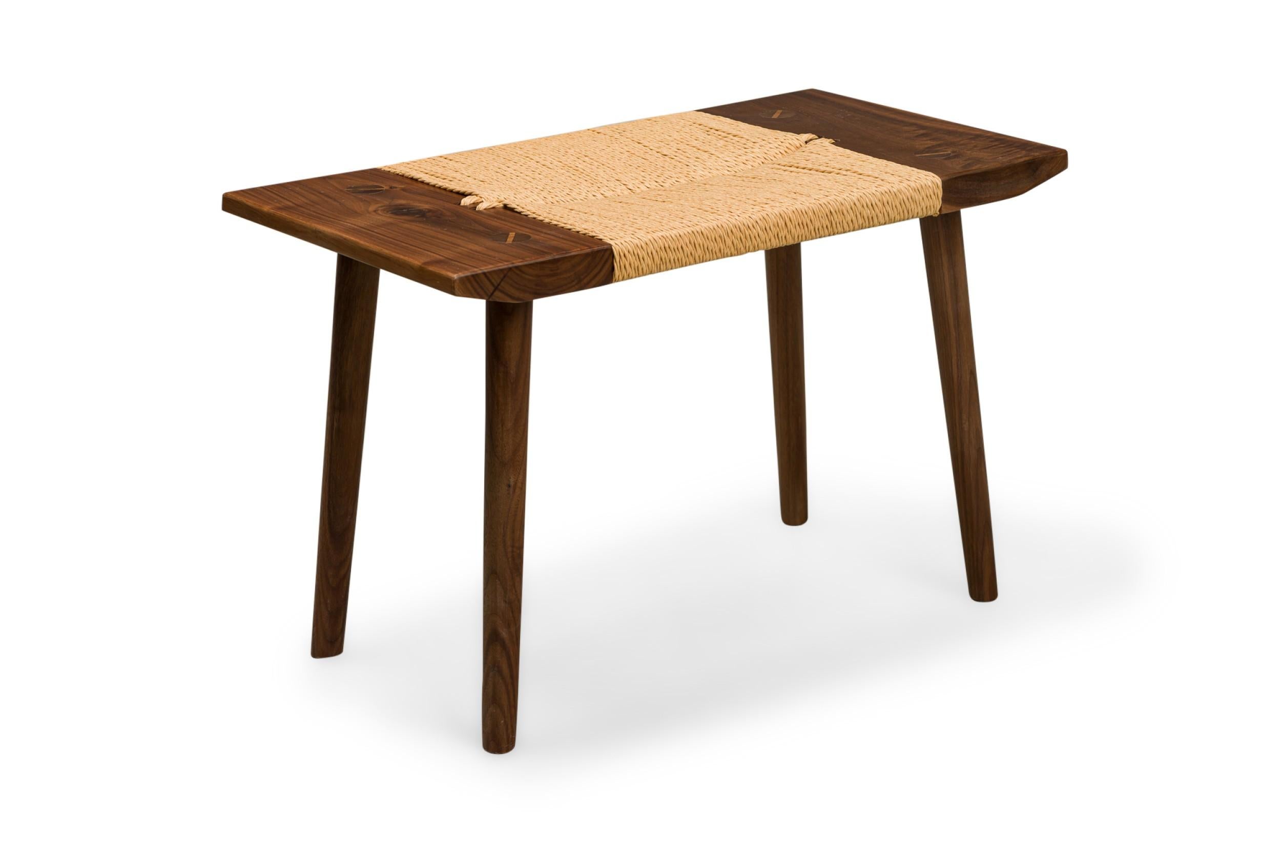 Corda Bench / Footstool (Natural Papercord) by Newel Modern In Good Condition For Sale In New York, NY