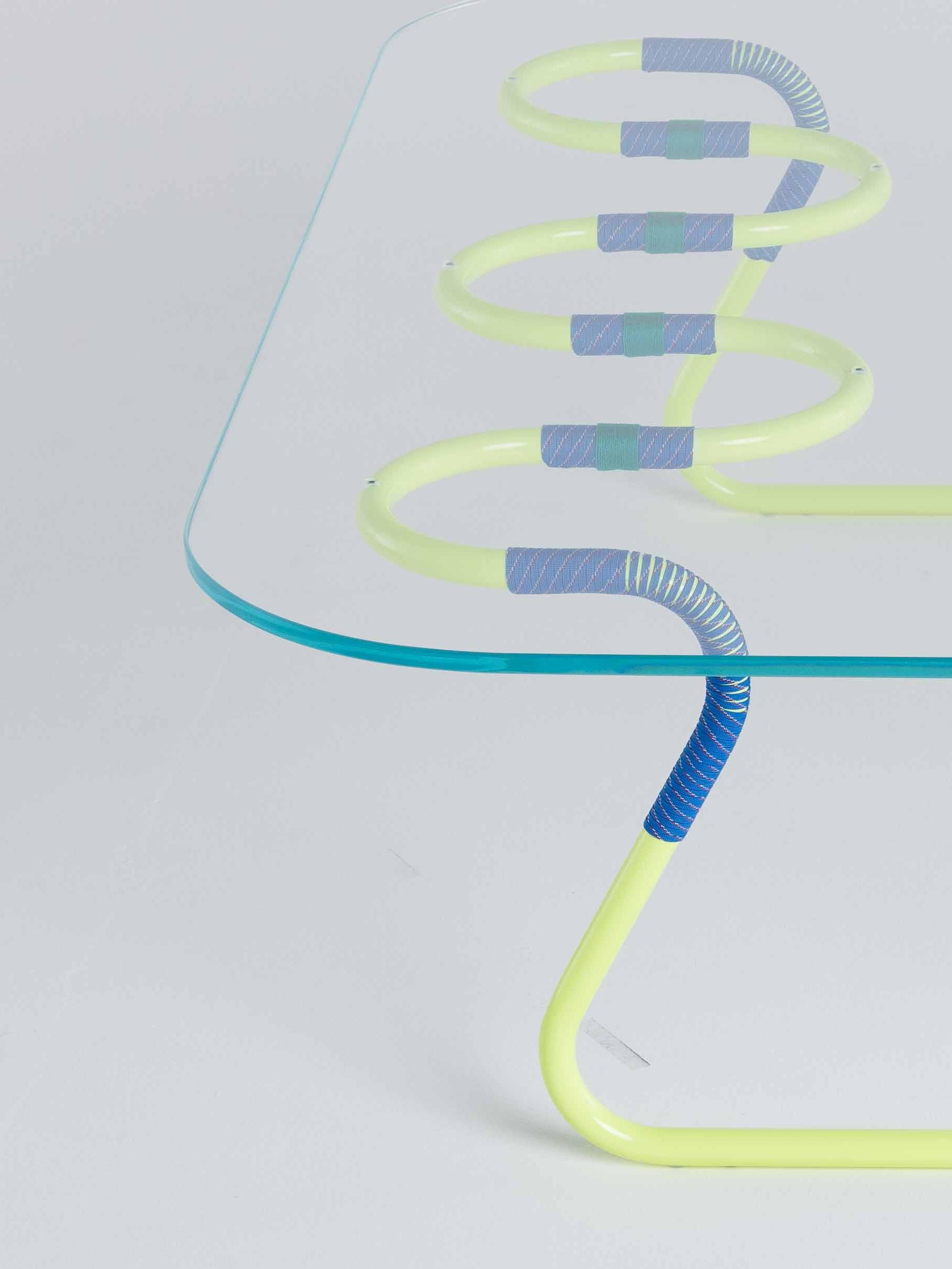 Cordage Multicolored Sculptural & Functional Coffee Table by Laura Casañas Maya For Sale 4