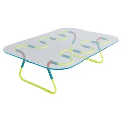 Cordage Mehrfarbiger skulpturaler & funktionaler couchtisch by Laura Casañas Maya