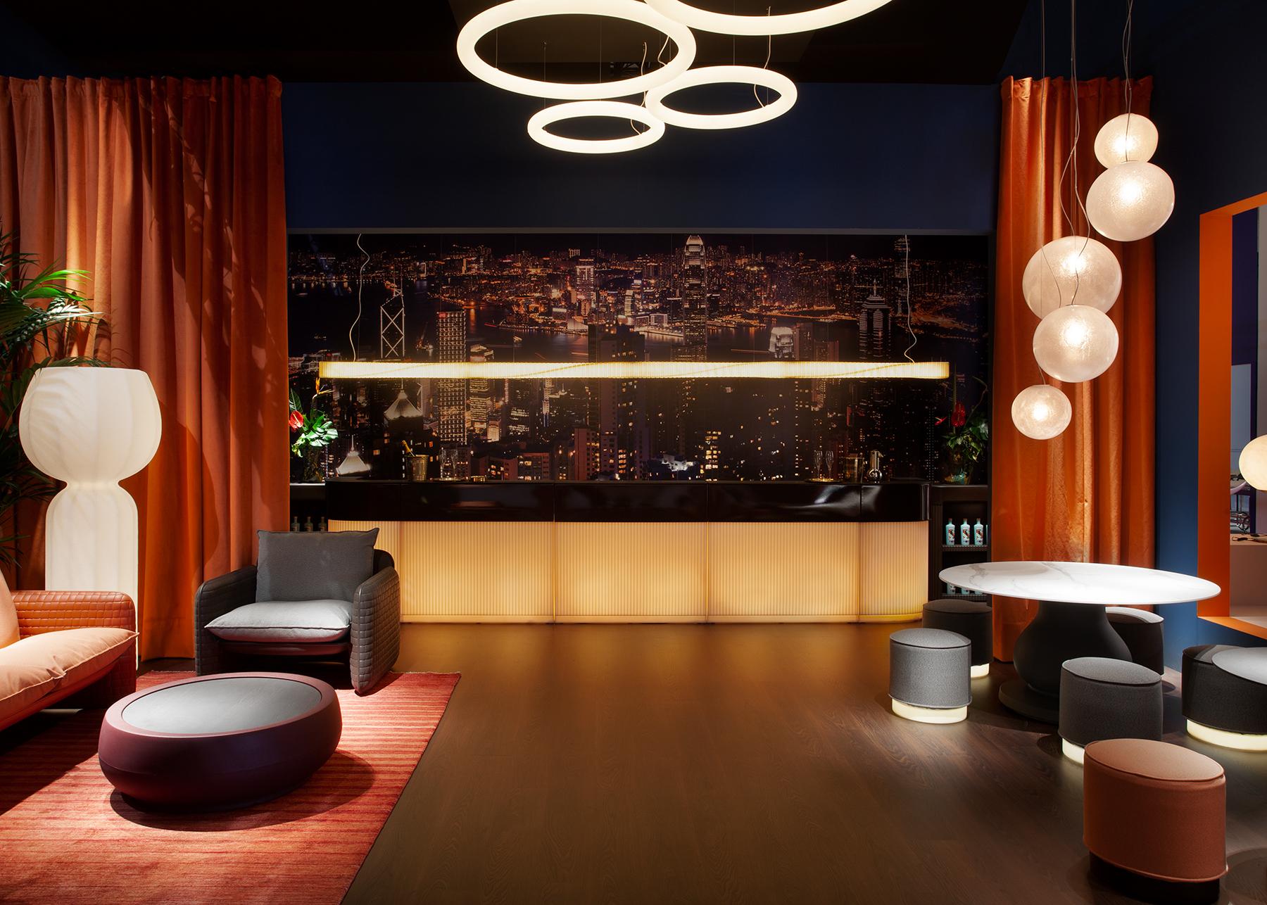 Contemporary Cordiale Bar Counter by Roberto Paoli For Sale