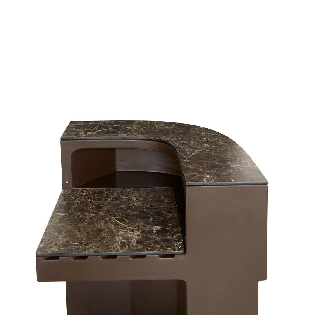 Post-Modern Cordiale Corner Bar Counter by Roberto Paoli For Sale
