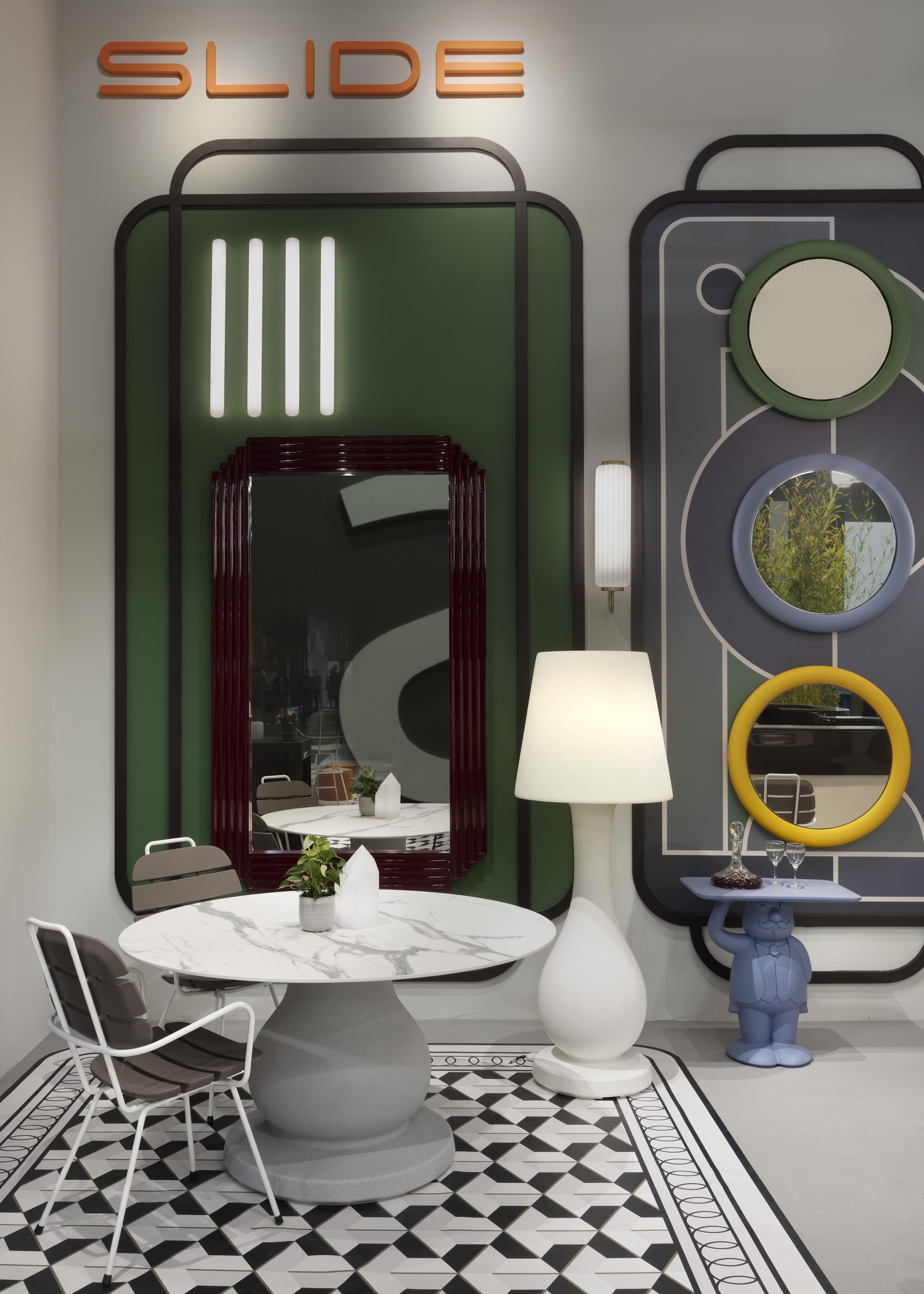 Miroir cordiale vert Malva de Roberto Paoli Neuf - En vente à Geneve, CH