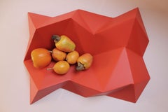 Cordilheira centerpiece (lacquer - bright red)