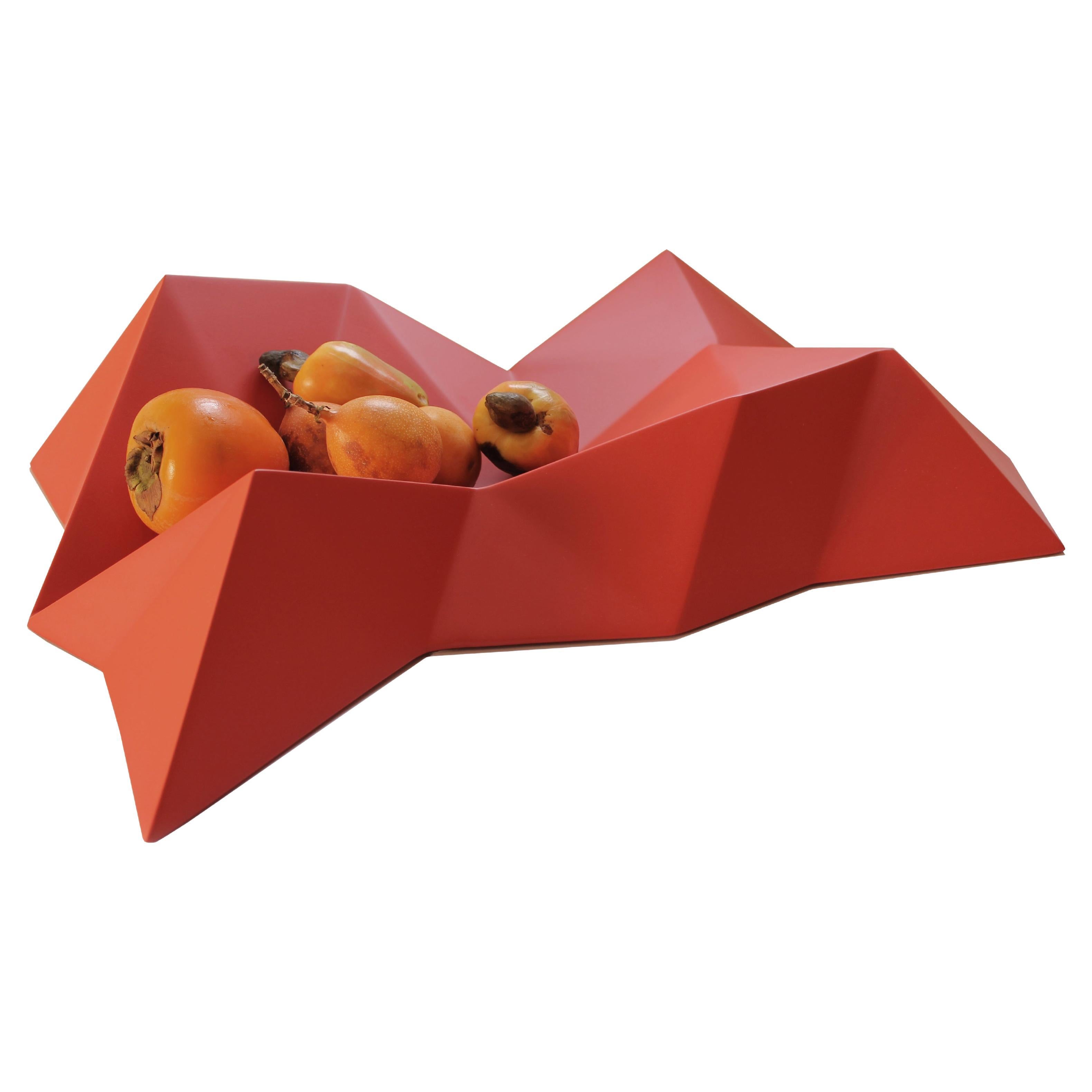 Cordilheira centerpiece (lacquer - bright red) For Sale