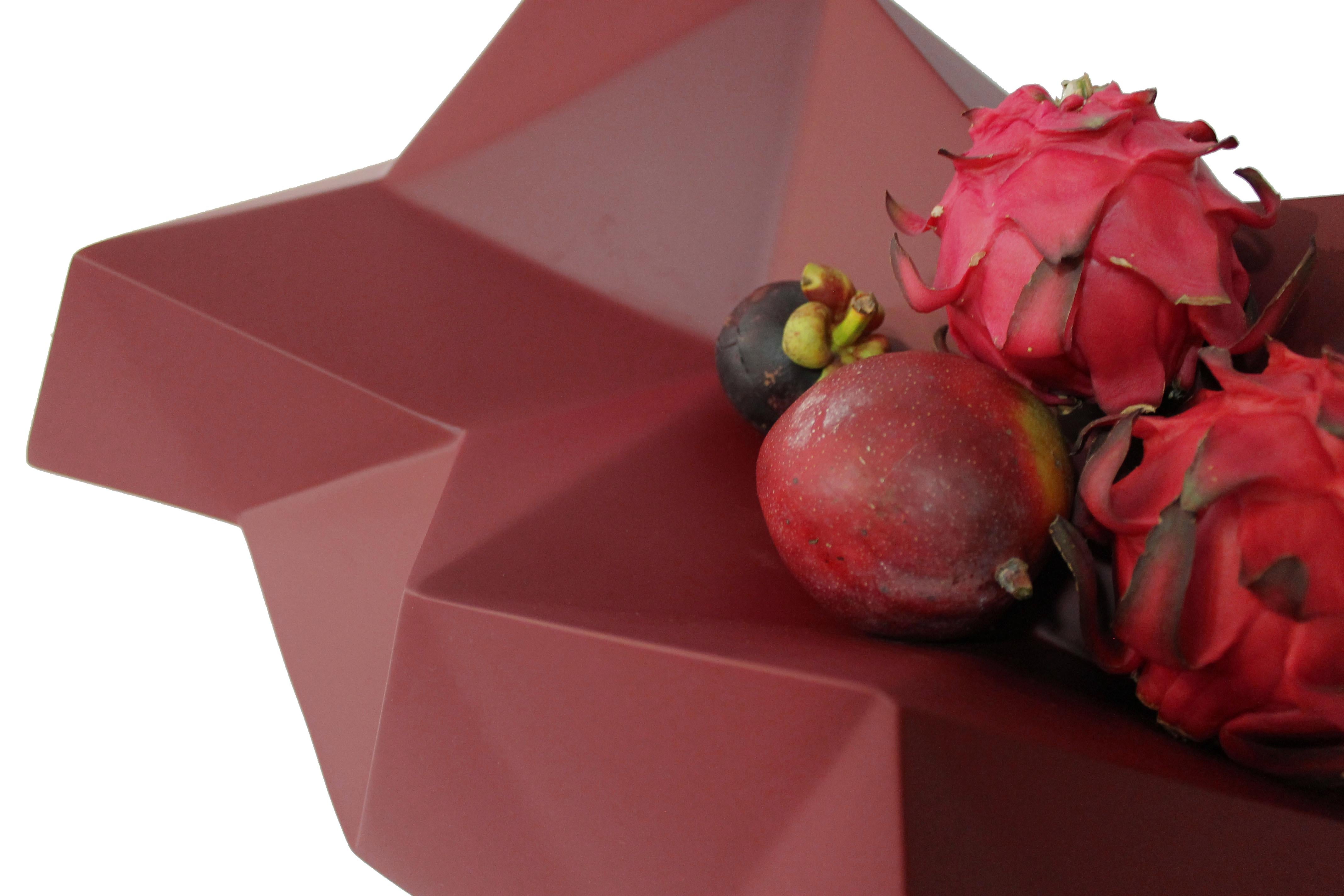 Brazilian Cordilheira Fruit Bowl 'Color - Dark Purple' For Sale