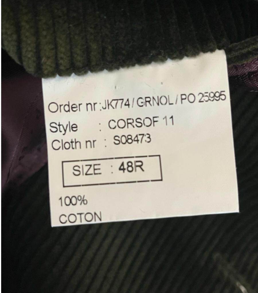 Cordings London Corduroy Jacket For Sale 4