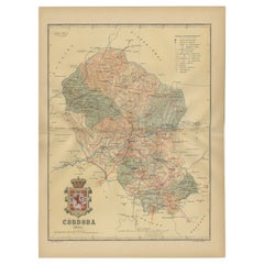 Córdoba 1901: Un Viaje Cartográfico por el Corazón de Andalucía en España
